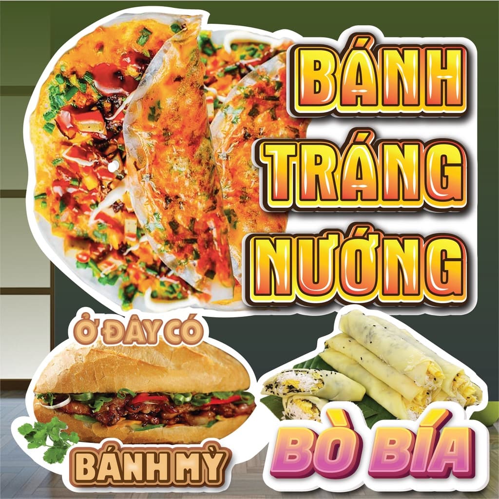 Decal Đồ Ăn Vặt, Uống là Ghiền, Trà Sữa Đồ Trang Trí Quán Trà Sữa Bắt Mắt, Thu Hút Khách Hàng