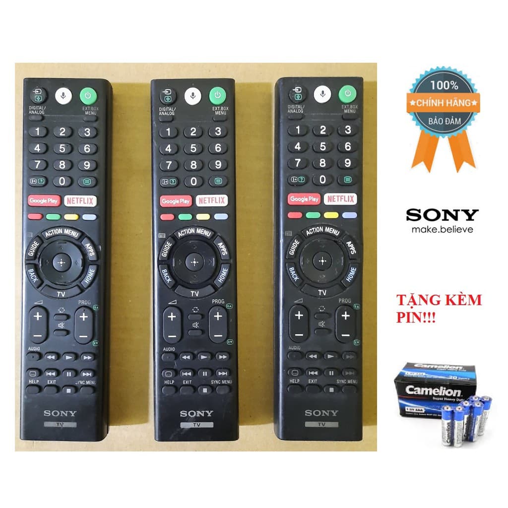 Remote Điều khiển thay thế tương thích cho tivi Sony giọng nói- HÀNG theo TV BH 6 tháng