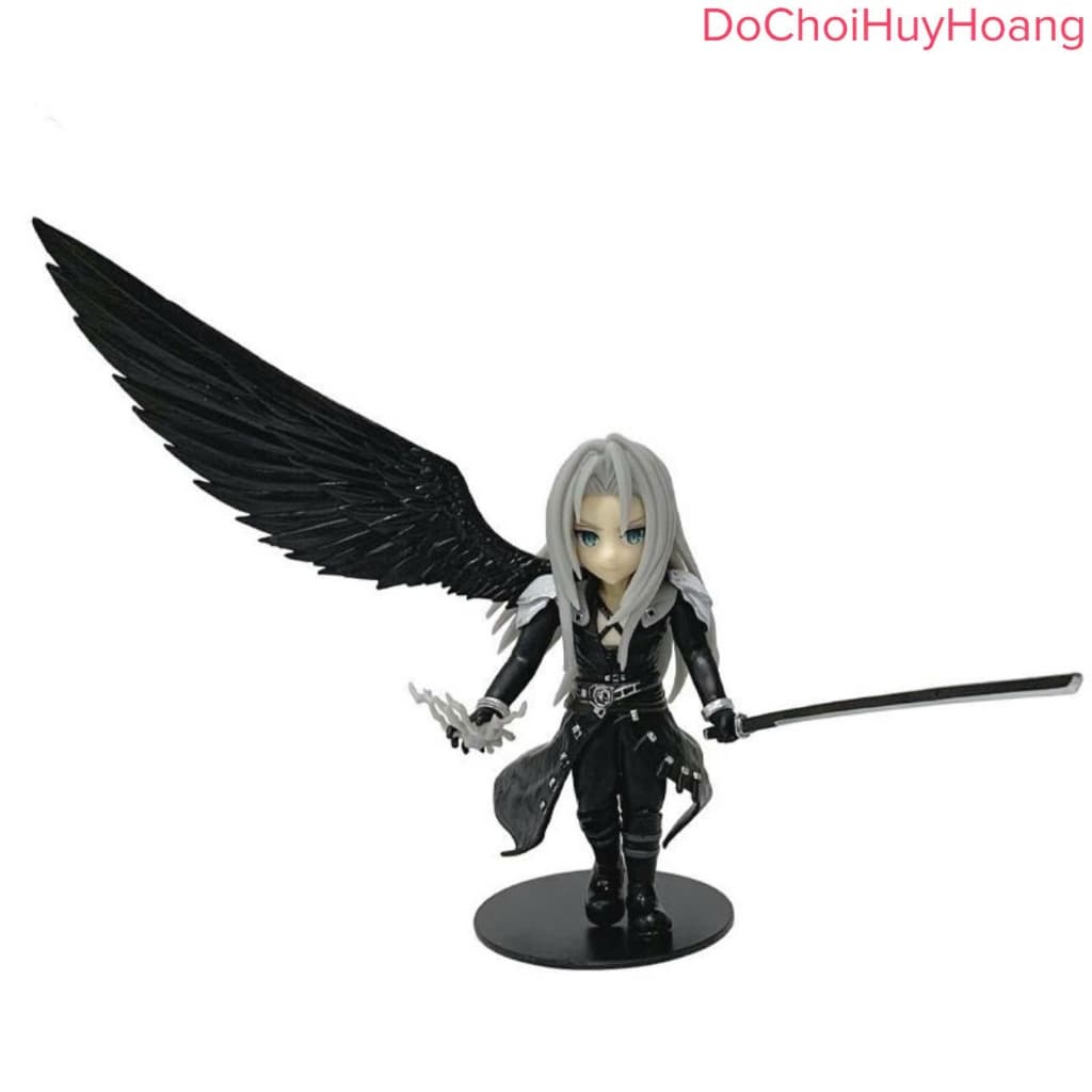 Mô hình tượng nhân vật FF7 Sephiroth chibi 17cm