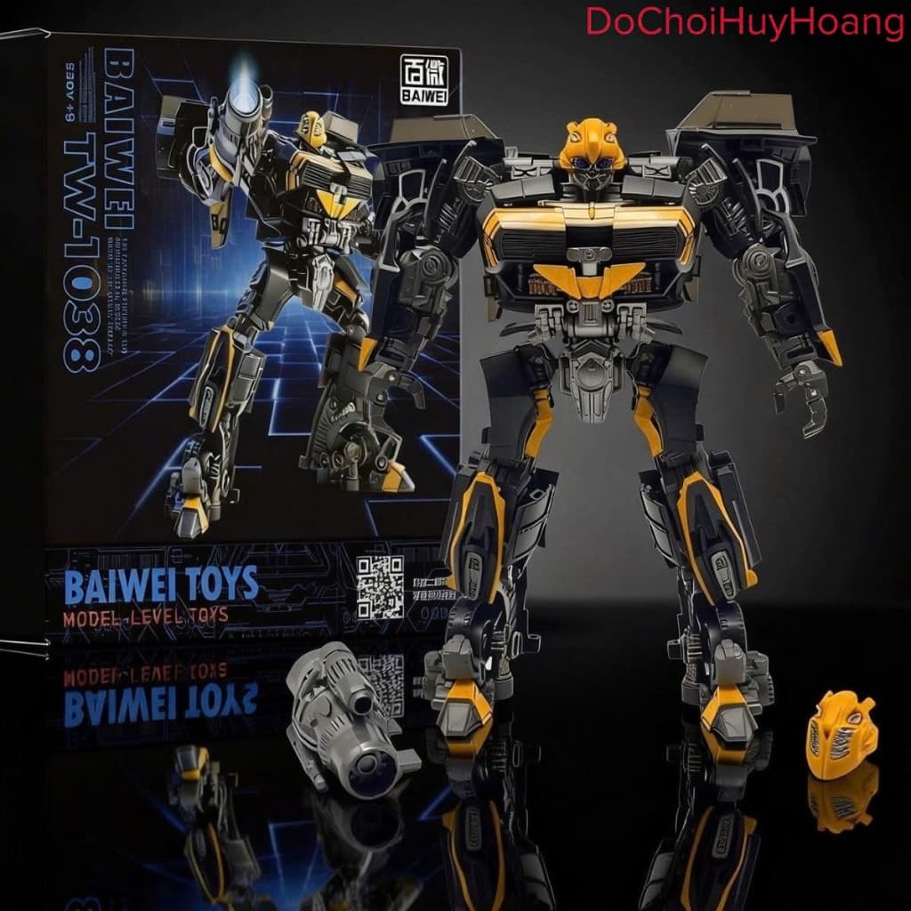 Mô hình robot Bumblebee biến đổi thành xe 18cm TW1038