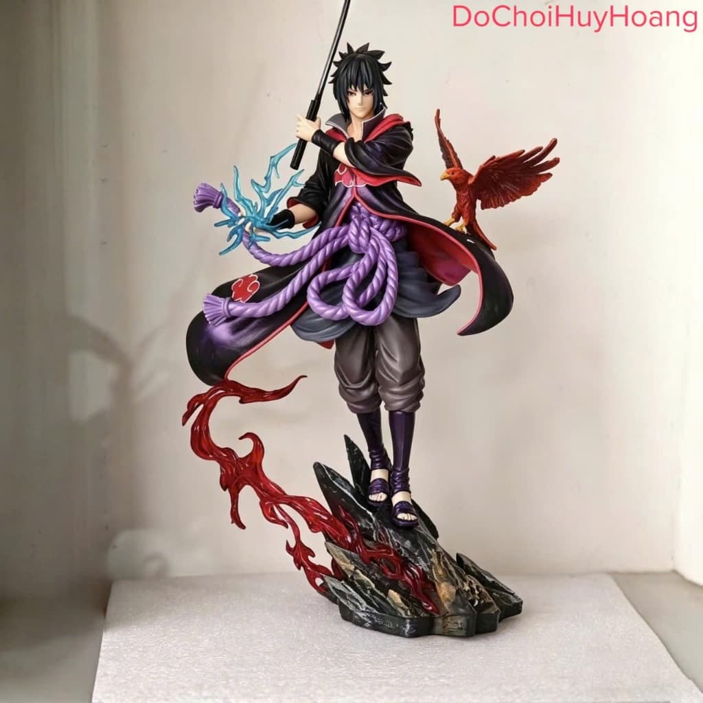 Mô hình tượng nhân vật Uchiha Sasuke Akatsuki đại bàng 30cm