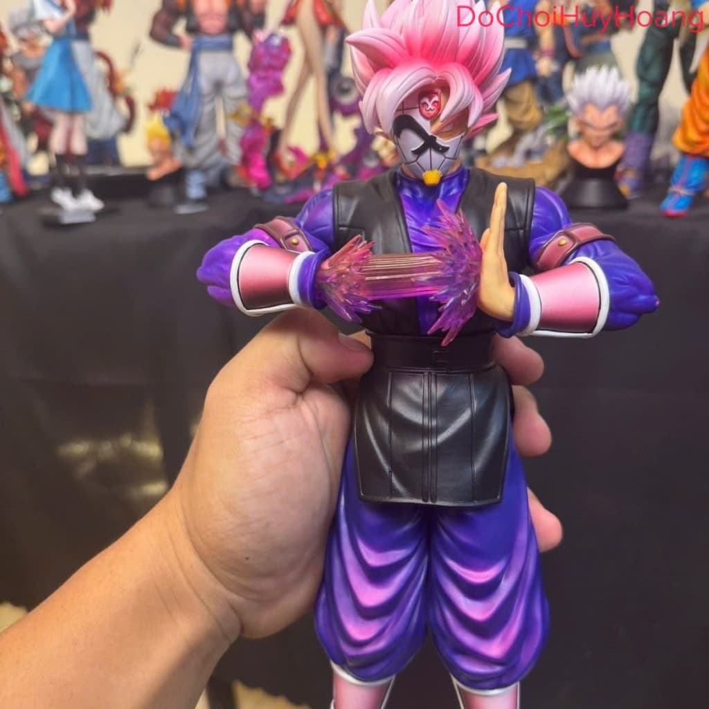 Mô hình tượng nhân vật Black Goku Rose Ssj2 SonGoKu 32cm