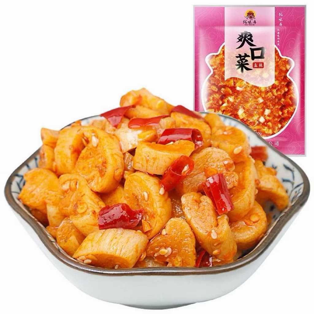 [Túi Hồng Đóng Sẵn] Củ Cải (Cà La Thầu) Xào Cay Giòn