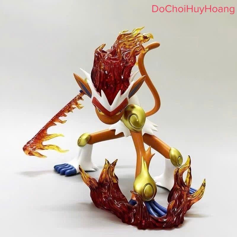 Mô Hình tượng nhân vật Chimchar Monferno Infernape 12cm