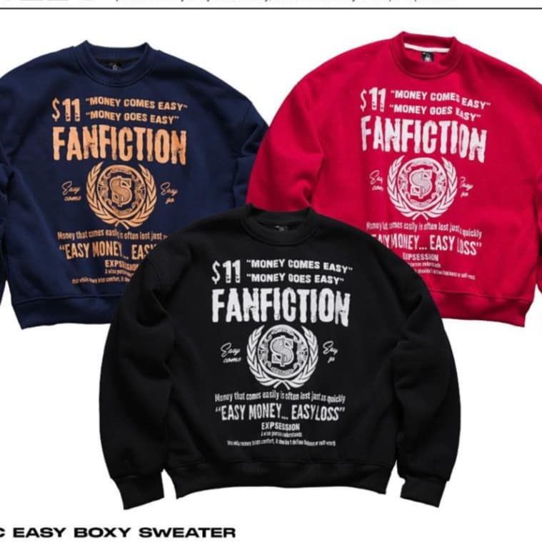 Áo sweater Hình in EASY hình in có túi chất nỉ COTTON ẤM ÁP UT