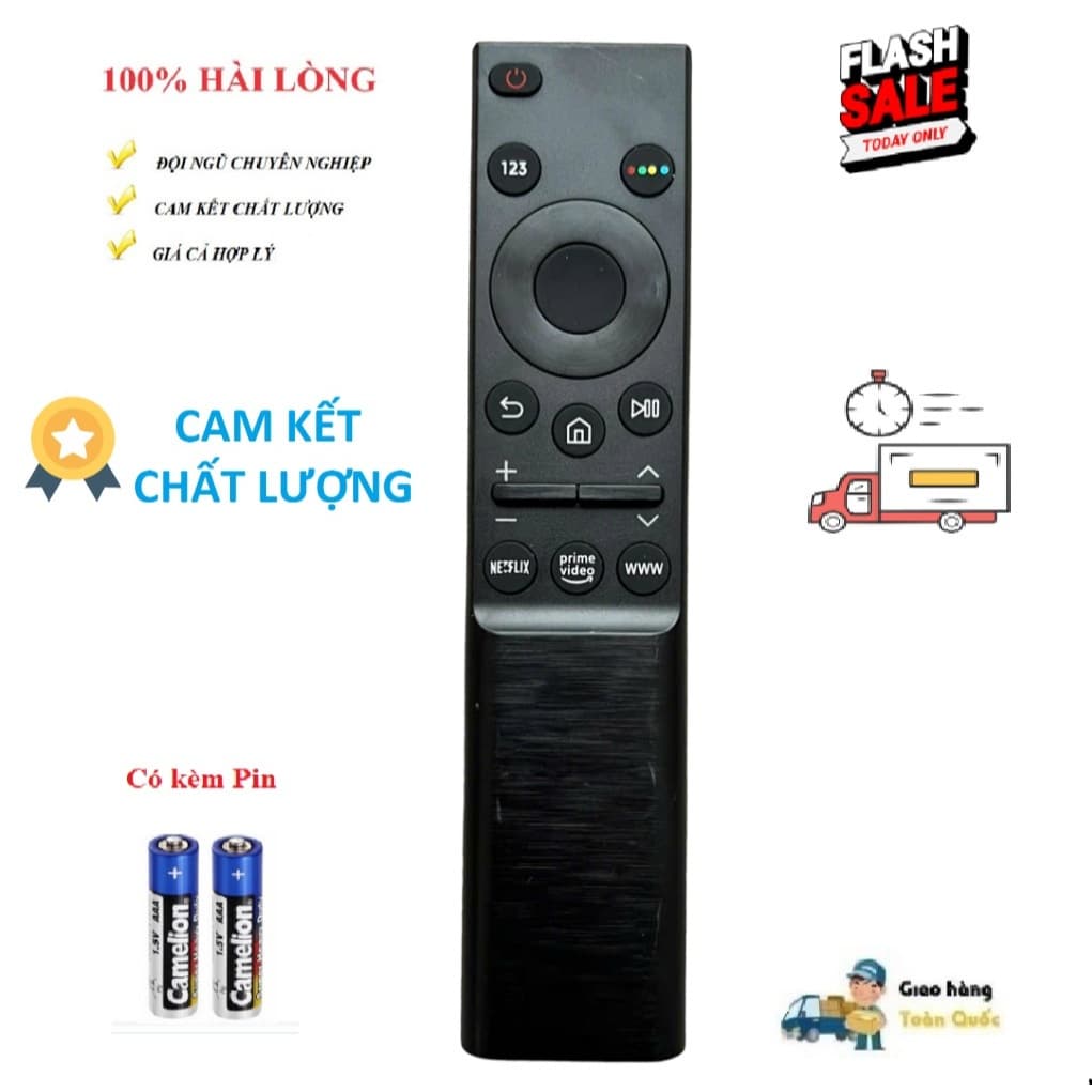 Remote Điều khiển tivi Samsung Qled Hàng đẹp chất lượng cao Tặng Pin