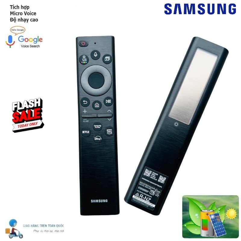 [HÀNG CHẤT LƯỢNG CAO_]Điều khiển thay thế tương thích cho DÀI giọng nói VOICE NĂNG LƯỢNG MẶT TRỜI TV Samsung